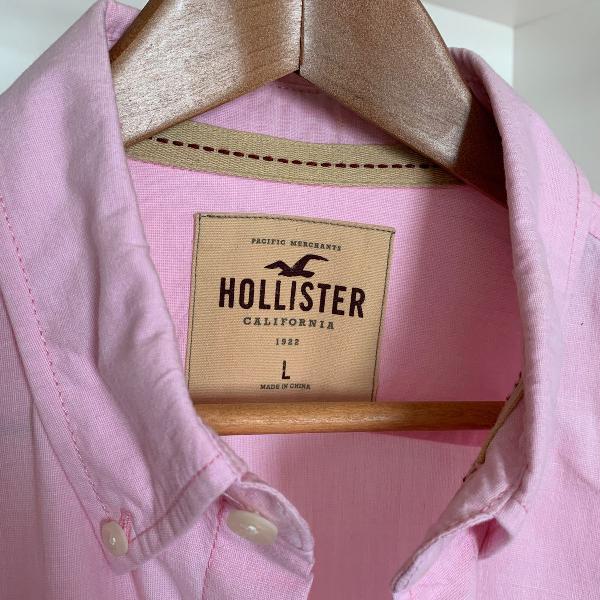 camisa hollister rosa