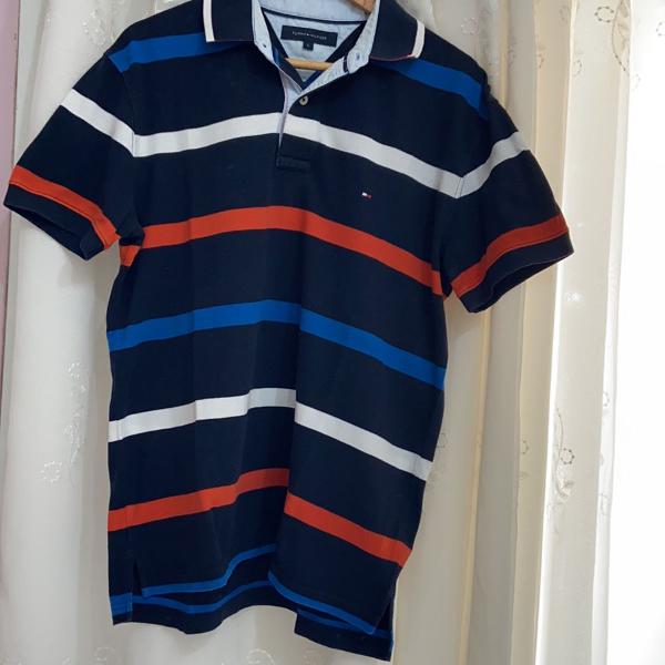 camisa listrada tommy hilfiger