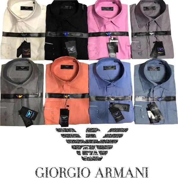 camisa social giorgio armani originais todas as cores