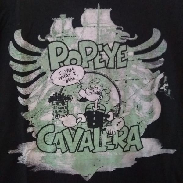 camiseta cavalera popeye - anos 2000 - linda