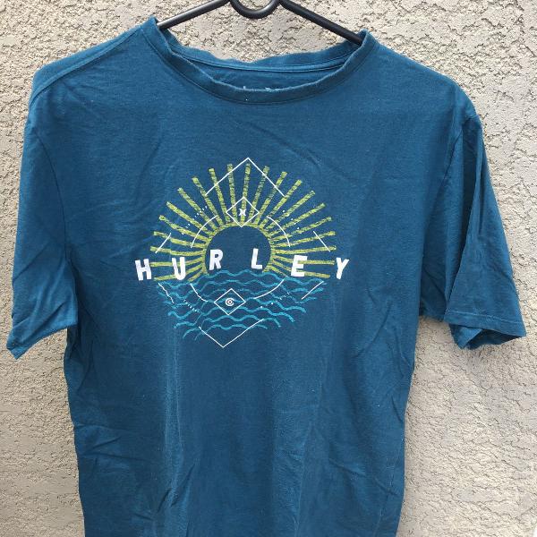 camiseta hurley azul