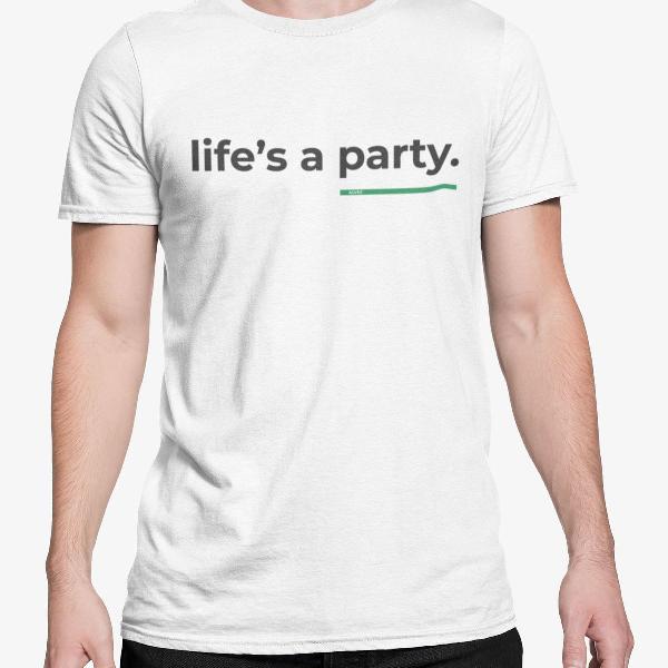 camiseta life's a party | alvez