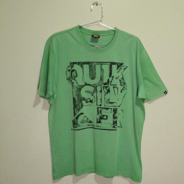 camiseta verde quiksilver