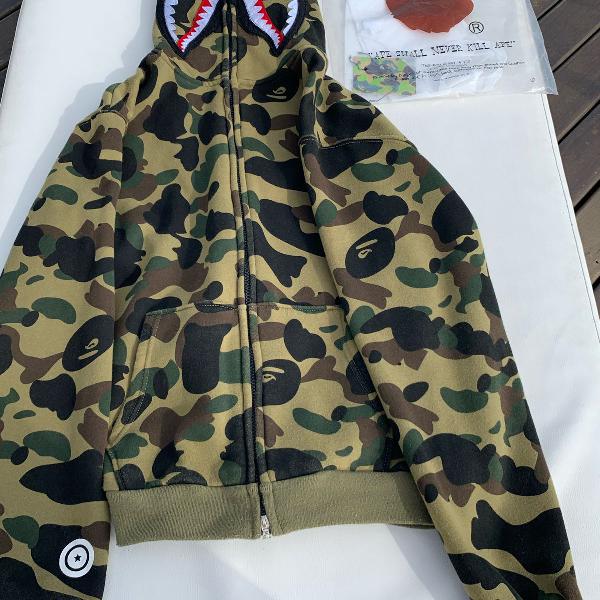 casaco bape hoodie *original*