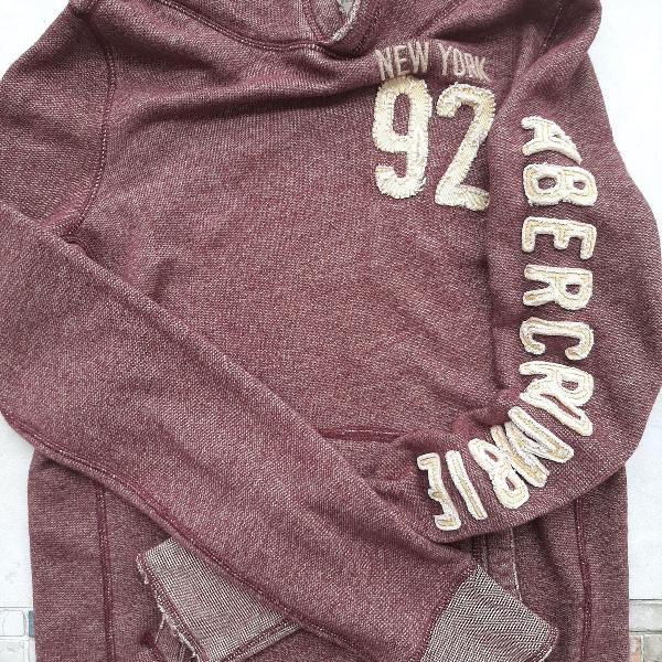 casaco hoodie da abercrombie tipo muscle