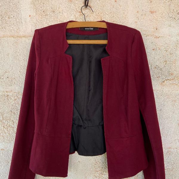 casaco/blazer marsala