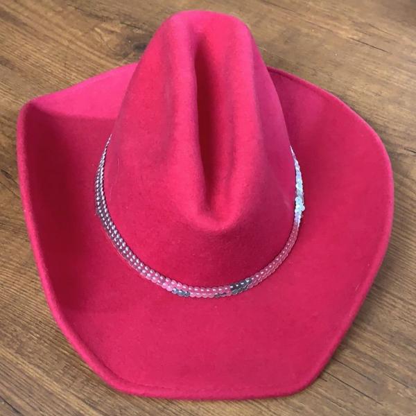 chapéu cowboy pink