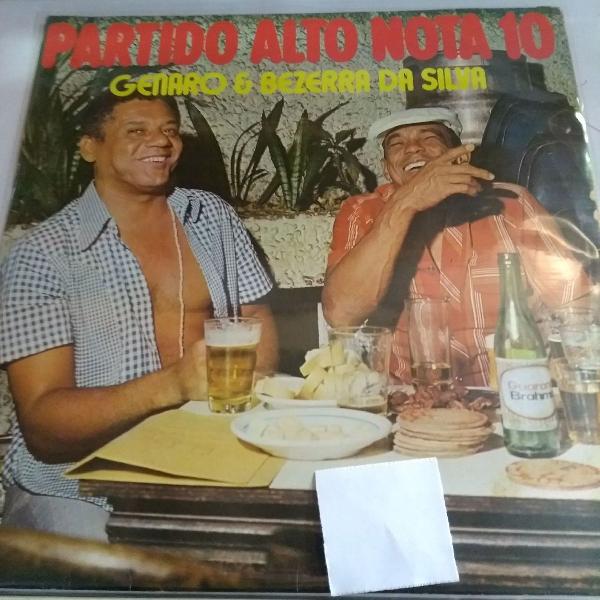 disco de vinil Partido Alto, LP Genaro e Bezerra da Silva