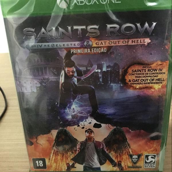jogo xbox one - saints row iv reelected &amp; gate out of