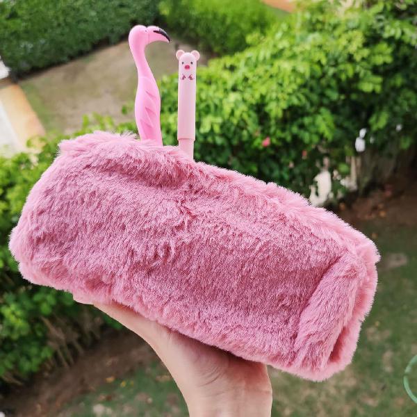kit papelaria rosa