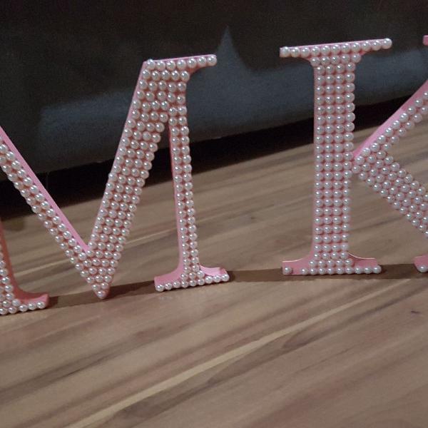 letras personalizadas Mary Kay