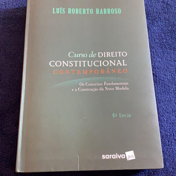 livro curso de direito constitucional contemporâneo