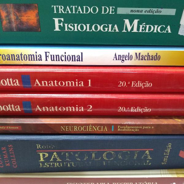 livros de anatomia, fisiologia e neurociências