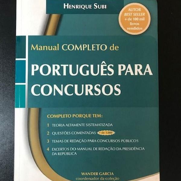 manual completo de português para concursos - 2014 -