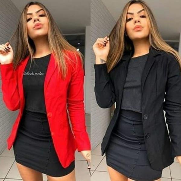 max blazer cor preto