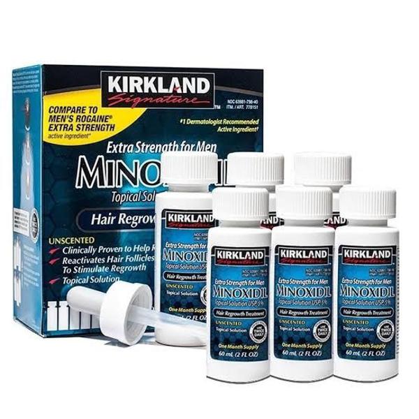 minoxidil kirkland signature 5% para um mês extra-forte