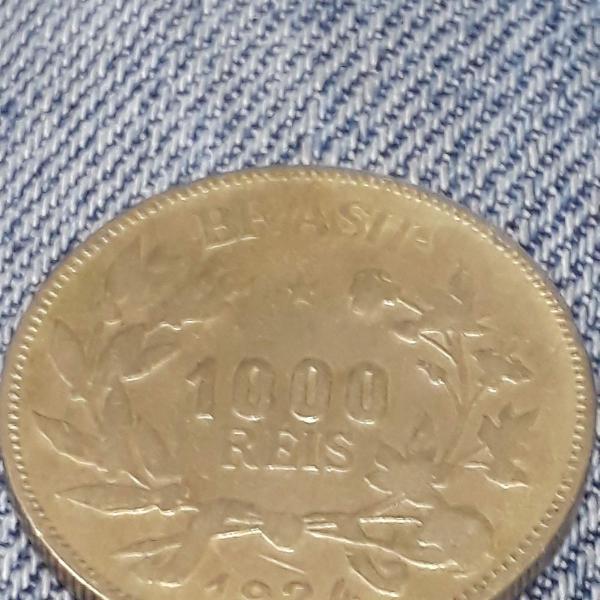 moeda de 1000 réis 1924