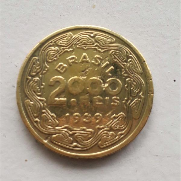 moeda de 2000 réis 1939 mbc/sob