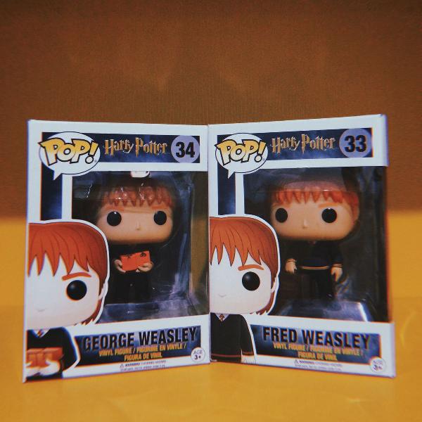 pack funko fred &amp; george weasley (harry potter)