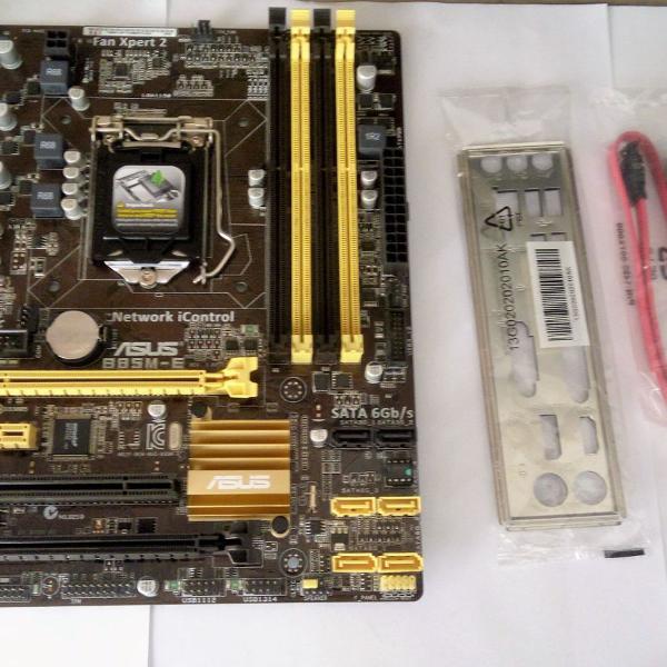 placa mãe ddr3, lga1150 b85m asus usada!!!!