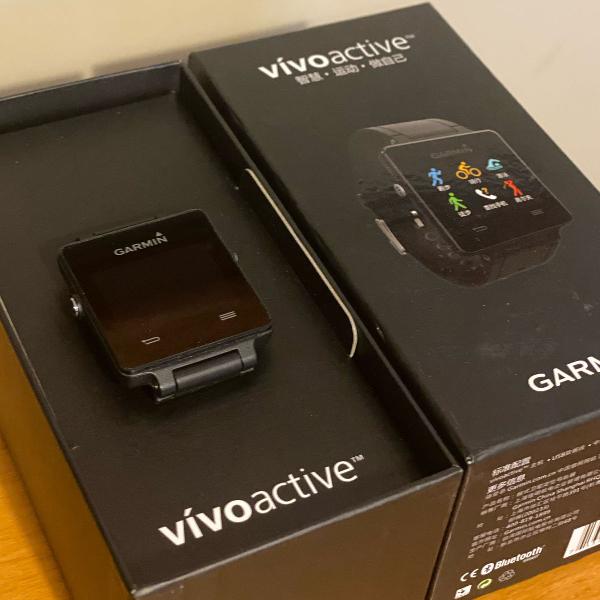 relógio inteligente garmin vivoactive gps