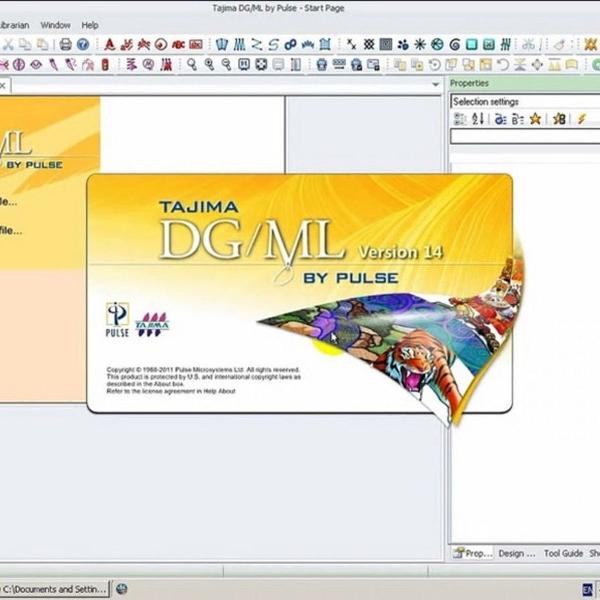 tajima dg 14 by pulse - software para bordados