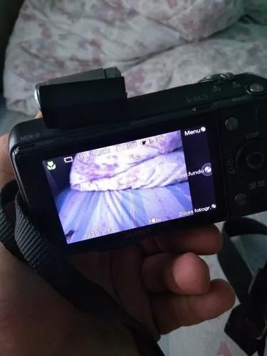 Camera Sony Nex 3 Profissional Ta Novinha E Ta Barato