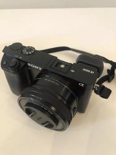 Câmera Digital Sony Alpha A6000 Com Lente 16-50mm 3.5-5-6