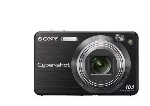 Câmera Digital Sony Cybershot 10.1 Mp Preta + Acessórios