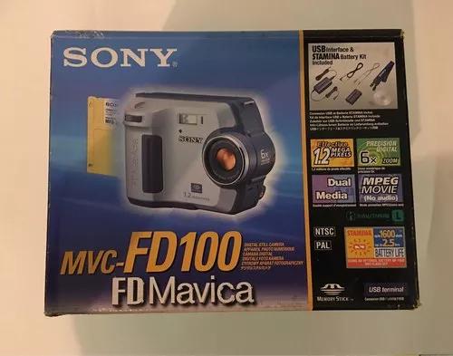 Câmera Digital Sony Mavica Fd100, Na Caixa (pouco Uso)