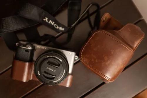 Câmera Sony A6000 Com Lente 16-50, Filtro Nd E Case De