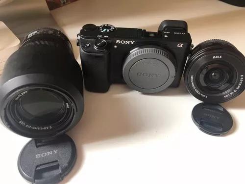 Câmera Sony A6300 Com Lente 16-50 E 55-210