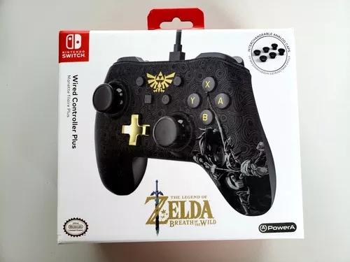 Controle Pro Original Zelda Nintendo Switch Com Fio