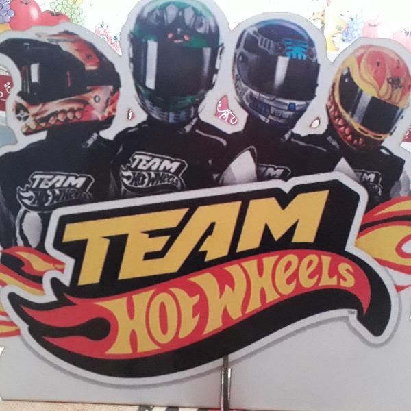 Display de mesa Hot Wheels team