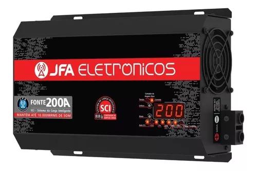 Fonte Automotiva 200a Jfa Sci Carregador Oferta Full