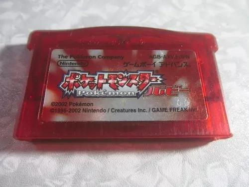 Game Boy Advance - Pokémon Ruby Version - Original Japonês