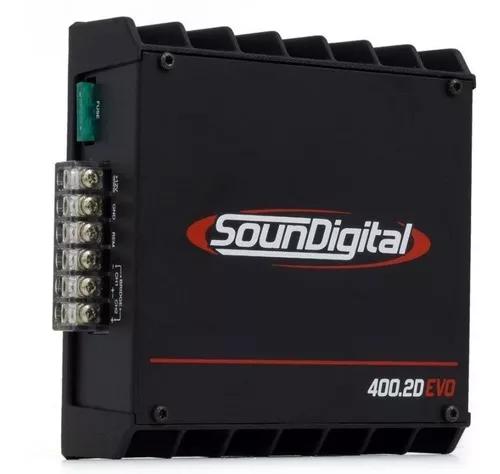 Modulo Amplificador Soundigital Sd400.2 400w Rms 4 Ohms Sd