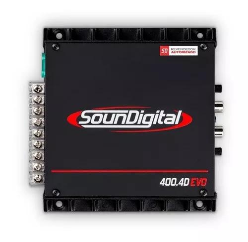 Modulo Amplificador Soundigital Sd400.4 Evo Brigde 4 Ohms