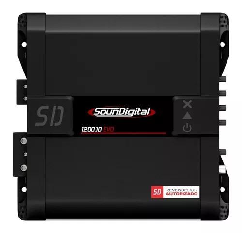 Modulo Potencia Soundigital Sd1200.1d Sd1200 1200w Rms 2ohms