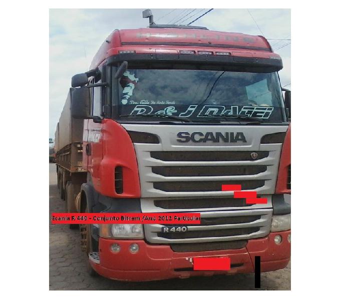 Scania Highline R 440 - 6x2 Bitrem Graneleiro Randon 2012