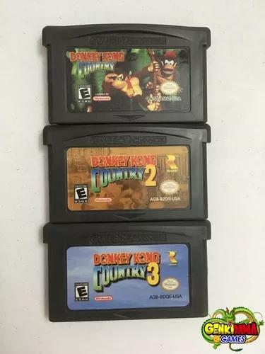 Trilogia Donkey Kong Country 1 2 3 Game Boy Advance Gba