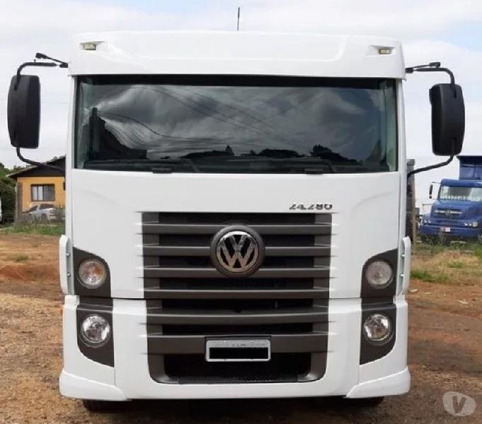 Volkswagen Vw 24280 Bitruck 8x2 Cabine Leito Teto Baixo