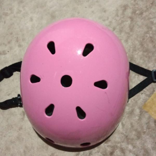 capacete rosa