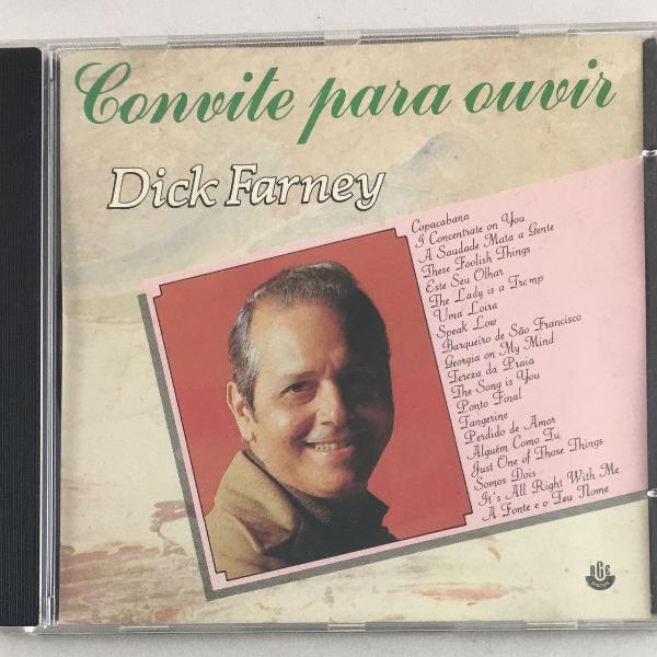 cd - dick farney - convite para ouvir - 1989