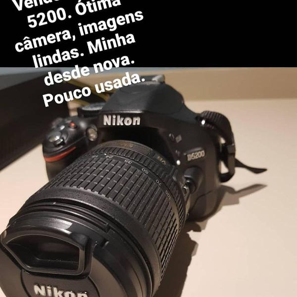 câmera nikon d5200 + lente 18-105