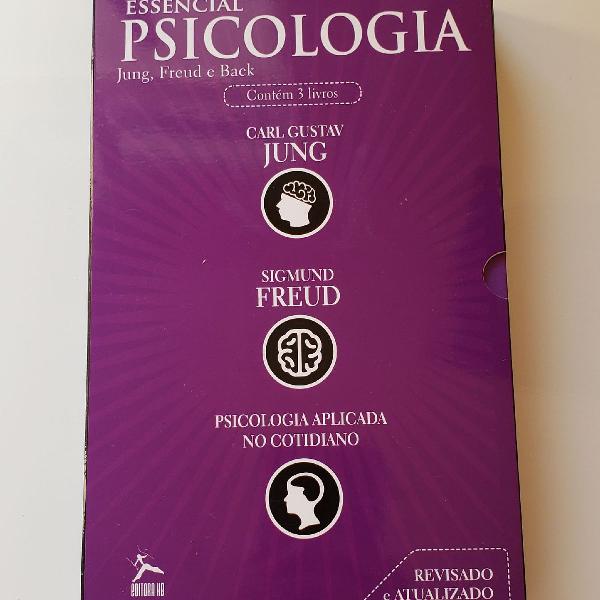 essencial da psicologia - box com 3 livros