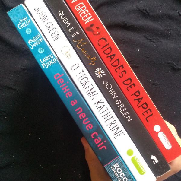 kit john green com 4 livros