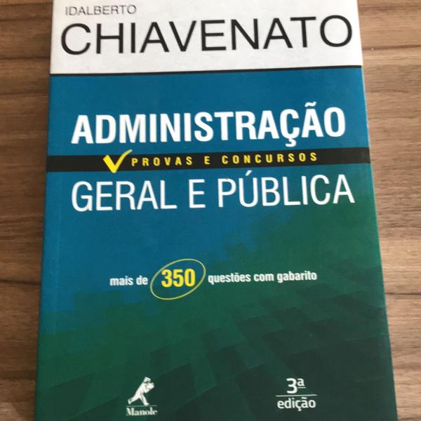 livro administração geral é pública de idalberto