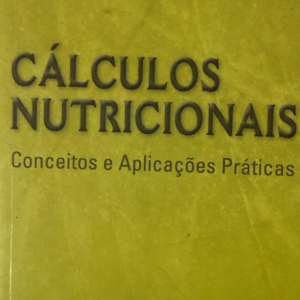 livro: cálculos nutricionais