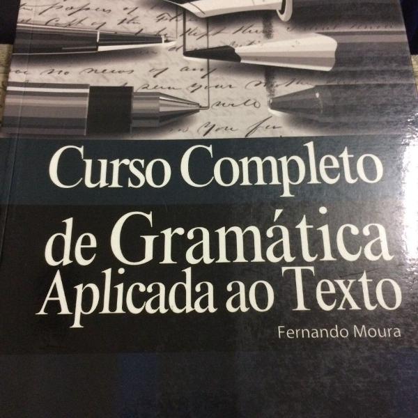 livro curso completo de gramática aplicada ao texto